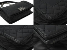 Load image into Gallery viewer, CHANEL シャネル ボーイシャネル チェーン ショルダーバッグ A92193 18番台 カーフスキン ブラック ヴィンテージシルバー金具 美品 中古 61694