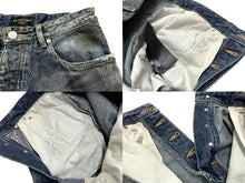 画像をギャラリービューアに読み込む, 極美品 BALENCIAGA バレンシアガ バギーデニムパンツ 745213 日本製 サイズXS ブルー 中古 61696