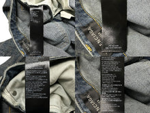 画像をギャラリービューアに読み込む, 極美品 BALENCIAGA バレンシアガ バギーデニムパンツ 745213 日本製 サイズXS ブルー 中古 61696