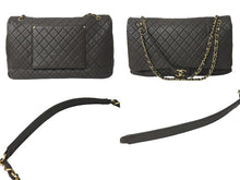 画像をギャラリービューアに読み込む, 極美品 CHANEL シャネル ジャンボ マトラッセ ショルダーバッグ カーキ チェーンショルダー デカマト 中古 61732