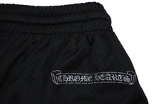 Load image into Gallery viewer, 新品未使用品 CHROME HEARTS クロムハーツ MESH VARSITY SHORTS ハーフパンツ メッシュパンツ ブラック Lサイズ 中古 61734