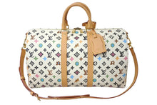 画像をギャラリービューアに読み込む, 新品未使用 LOUIS VUITTON ルイヴィトン ボストンバッグ M25233 キーポルバンドリエール 45 バニラ タイラー モノグラムクラギー 中古 61736