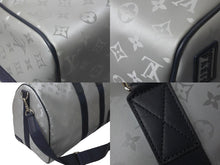 画像をギャラリービューアに読み込む, 極美品 LOUIS VUITTON ルイヴィトン ボストンバッグ M44170 キーポルバンドリエール50 モノグラムサテライト シルバー 中古 61747