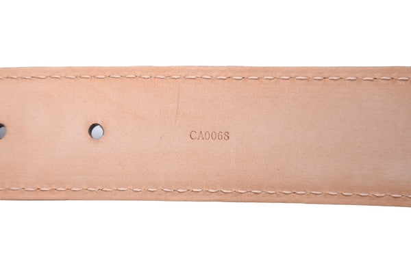 LOUIS VUITTON Belt Buckle CA0068 Brown Gold Hardware Men's Accessories Good Condition Used 61750