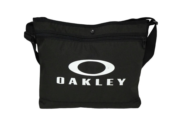 OAKLEY Shoulder Bag Khaki Print Brand Logo Black Hardware Polyester 921646JP Good Used 61754