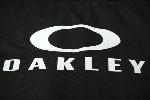 OAKLEY Shoulder Bag Khaki Print Brand Logo Black Hardware Polyester 921646JP Good Used 61754