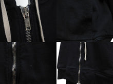 Load image into Gallery viewer, Rick Owens リックオウエンス ジップアップパーカー RU19F4279-BA 19AW Mサイズ ブラック 美品 中古 61759