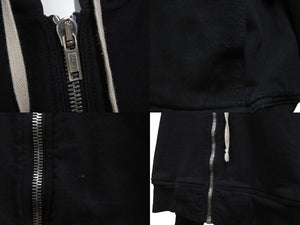 Rick Owens リックオウエンス ジップアップパーカー RU19F4279-BA 19AW Mサイズ ブラック 美品 中古 61759