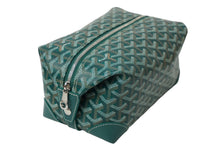 Load image into Gallery viewer, 新品同様品 GOYARD ゴヤール ボーイング 25 クラッチバッグ BOWLIN025TY09CL09P グリーン シルバー金具 中古 61763