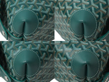 Load image into Gallery viewer, 新品同様品 GOYARD ゴヤール ボーイング 25 クラッチバッグ BOWLIN025TY09CL09P グリーン シルバー金具 中古 61763