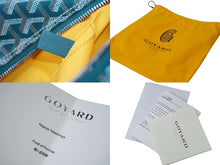 Load image into Gallery viewer, 新品同様品 GOYARD ゴヤール ボーイング 25 クラッチバッグ BOWLIN025TY09CL09P グリーン シルバー金具 中古 61763