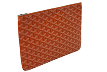 Load image into Gallery viewer, 極美品 GOYARD ゴヤール セナMM クラッチバッグ SENAT2MMLTY07CL07P オレンジ 中古 61775