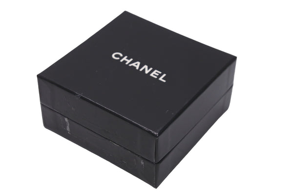 CHANEL シャネル ブローチ マーブル ハート ヴィンテージブローチ 95 P ブラウン ゴールド金具 アクセサリー 美品 中古 61777