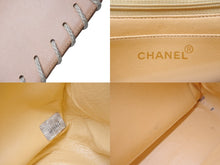 画像をギャラリービューアに読み込む, CHANEL シャネル ココマーク ベースボールステッチ エンボス ショルダーバッグ 2番台 ブラウン ゴールド金具 美品 中古 61783