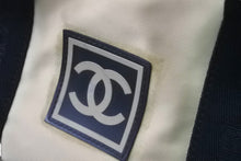 画像をギャラリービューアに読み込む, CHANEL シャネル スポーツライン ボストンバッグ 7番台 ベージュ ブラック ココマーク ナイロン 良品 中古 61784