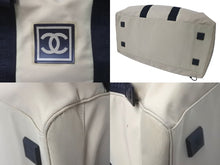 画像をギャラリービューアに読み込む, CHANEL シャネル スポーツライン ボストンバッグ 7番台 ベージュ ブラック ココマーク ナイロン 良品 中古 61784