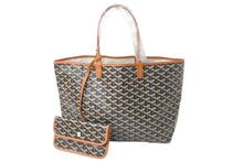 画像をギャラリービューアに読み込む, 新品未使用品 GOYARD ゴヤール サン・ルイPM トートバッグ STLOUIPMLTY01CL03P ブラック ブラウン 中古 61785