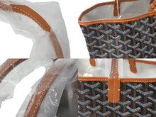 画像をギャラリービューアに読み込む, 新品未使用品 GOYARD ゴヤール サン・ルイPM トートバッグ STLOUIPMLTY01CL03P ブラック ブラウン 中古 61785
