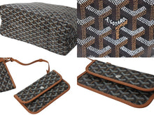 画像をギャラリービューアに読み込む, 新品未使用品 GOYARD ゴヤール サン・ルイPM トートバッグ STLOUIPMLTY01CL03P ブラック ブラウン 中古 61785
