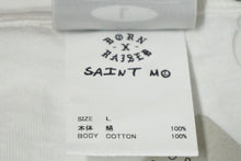 画像をギャラリービューアに読み込む, 新品未使用 SAINT MICHAEL セント マイケル BORN SAINT 半袖Ｔシャツ SM-YS3-0000-C07 24SS ホワイト サイズL 中古 61787
