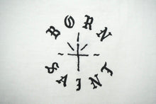 画像をギャラリービューアに読み込む, 新品未使用 SAINT MICHAEL セント マイケル BORN SAINT 半袖Ｔシャツ SM-YS3-0000-C07 24SS ホワイト サイズL 中古 61787
