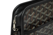 Load image into Gallery viewer, 新品同様 GOYARD ゴヤール ジュバンス MM ポーチ クラッチバッグ ブラック PVC レザー JOUVENGMLTY01CL01P 中古 61789