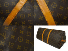 画像をギャラリービューアに読み込む, LOUIS VUITTON ルイヴィトン モノグラム キーポル バンドリエール60 ボストンバッグ M41412 ブラウン 良品 中古 61795
