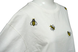 DIOR HOMMEｘKAWS BEE ディオール オム カウズ ビー 半袖Ｔシャツ 19SS サイズXS ホワイト コットン 923J609W5041 美品 中古 61806