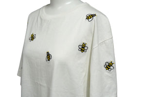 DIOR HOMMEｘKAWS BEE ディオール オム カウズ ビー 半袖Ｔシャツ 19SS サイズXS ホワイト コットン 923J609W5041 美品 中古 61806