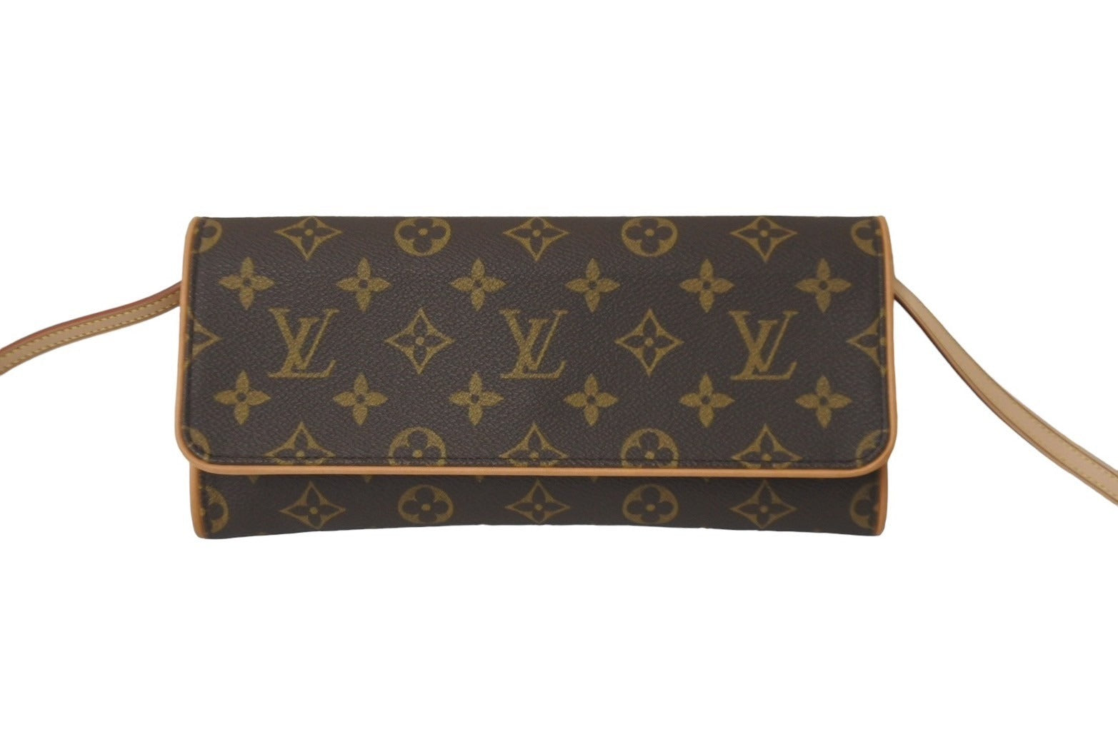 極美品 LOUIS VUITTON ルイヴィトン モノグラム ポシェットツインGM ...