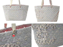 Load image into Gallery viewer, CHANEL シャネル トートバッグ ココマーク カンボンライン A25170 9番台 2005年 ツイード グレー シルバー金具 良品 中古 61819