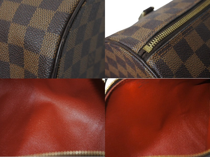 LOUIS VUITTON ルイヴィトン ハンドバッグ ドラム型 ダミエ パピヨンGM ポーチ付き 30 GM N51303 美品 中古 61826  – Casanova Vintage