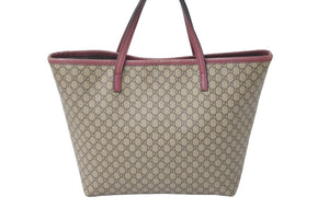 GUCCI グッチ トートバッグ マイクロGGスプリーム モノグラム キッズ ドール プリント 388711 502752 ブラウン 美品 中古 61828