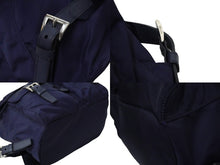 Load image into Gallery viewer, 極美品 PRADA プラダ リュック デイパック バックパック Wポケット トライアングルロゴ ナイロン ネイビー 1BZ677 中古 61830