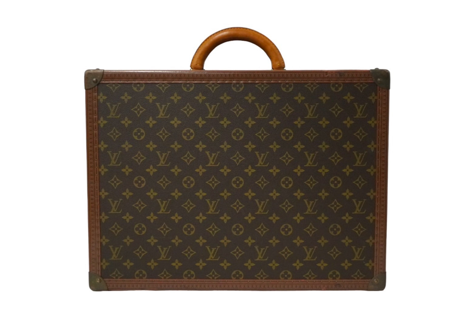 LOUIS VUITTON ルイヴィトン コトヴィル50 トランク 廃番 モノグラム ブラウン PVC レザー M21442 ゴールド金具 良品 中古  61843 – Casanova Vintage