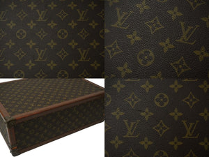 LOUIS VUITTON ルイヴィトン コトヴィル50 トランク 廃番 モノグラム ブラウン PVC レザー M21442 ゴールド金具 良品 中古 61843