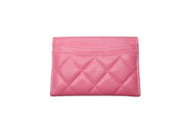 画像をギャラリービューアに読み込む, CHANEL シャネル カードケース パスケース 名刺入れ 29番台 ココマーク キャビアスキン ピンク ゴールド金具 美品 中古 61931
