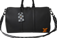 Load image into Gallery viewer, LOUIS VUITTON ルイ ヴィトン キーポル バンドリエール 40 ボストンバッグ M57416 ダミエ ディストーテッド 美品 中古 61941