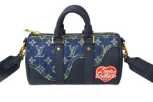 画像をギャラリービューアに読み込む, 極美品 LOUIS VUITTON ルイ ヴィトン × NIGO コラボ キーポルXS ハンドバッグ ストラップ付 M81011 モノグラム ドリップ 中古 61942