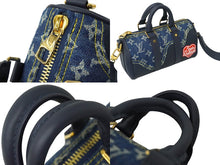 画像をギャラリービューアに読み込む, 極美品 LOUIS VUITTON ルイ ヴィトン × NIGO コラボ キーポルXS ハンドバッグ ストラップ付 M81011 モノグラム ドリップ 中古 61942
