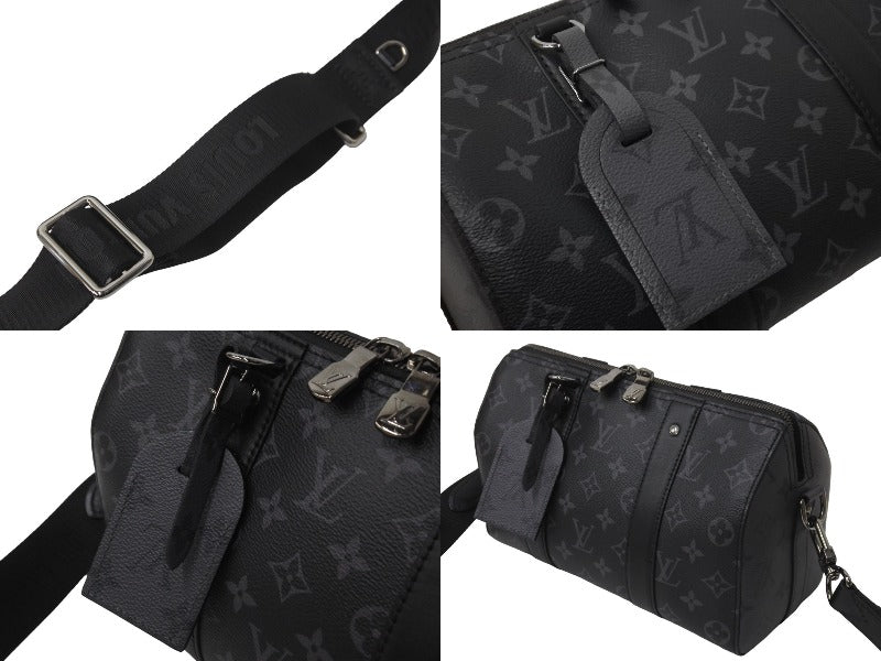 極美品 LOUIS VUITTON ルイ ヴィトン シティ キーポル ショルダーバッグ M45936 モノグラム エクリプス キャンバス 中古  61944 – Casanova Vintage