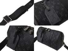 画像をギャラリービューアに読み込む, 極美品 LOUIS VUITTON ルイ ヴィトン シティ キーポル ショルダーバッグ M45936 モノグラム エクリプス キャンバス 中古 61944