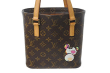 Load image into Gallery viewer, LOUIS VUITTON ルイヴィトン 村上隆 ハンドバッグ ヴァヴァンPM モノグラムパンダ M51173 ブラウン ゴールド金具 美品 中古 4c068195