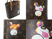 Load image into Gallery viewer, LOUIS VUITTON ルイヴィトン 村上隆 ハンドバッグ ヴァヴァンPM モノグラムパンダ M51173 ブラウン ゴールド金具 美品 中古 4c068195