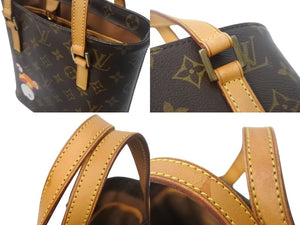 LOUIS VUITTON ルイヴィトン 村上隆 ハンドバッグ ヴァヴァンPM モノグラムパンダ M51173 ブラウン ゴールド金具 美品 中古 4c068195