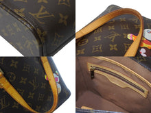 Load image into Gallery viewer, LOUIS VUITTON ルイヴィトン 村上隆 ハンドバッグ ヴァヴァンPM モノグラムパンダ M51173 ブラウン ゴールド金具 美品 中古 4c068195