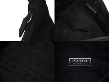 Load image into Gallery viewer, PRADA プラダ ホーボー ハンドバッグ ワンショルダーバッグ 鞄 手持ち トライアングルロゴ ナイロン ブラック 良品 中古 61962