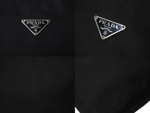 Load image into Gallery viewer, PRADA プラダ ホーボー ハンドバッグ ワンショルダーバッグ 鞄 手持ち トライアングルロゴ ナイロン ブラック 良品 中古 61962
