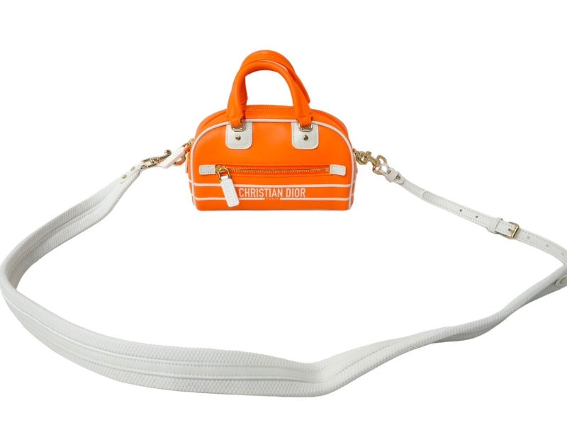 極美品 Christian Dior クリスチャンディオール 2WAYミニハンドバッグ