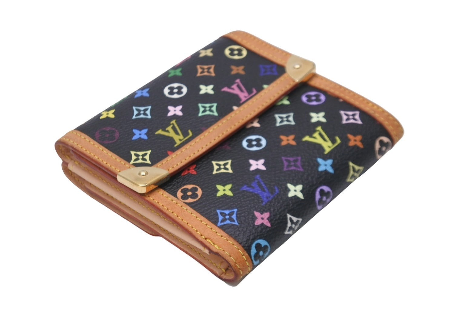 LOUIS VUITTON ルイヴィトン ポルト・モネ・ビエ・カルトクレディ 二つ折り財布 モノグラム マルチカラー M92984 美品 中古  61970 – Casanova Vintage